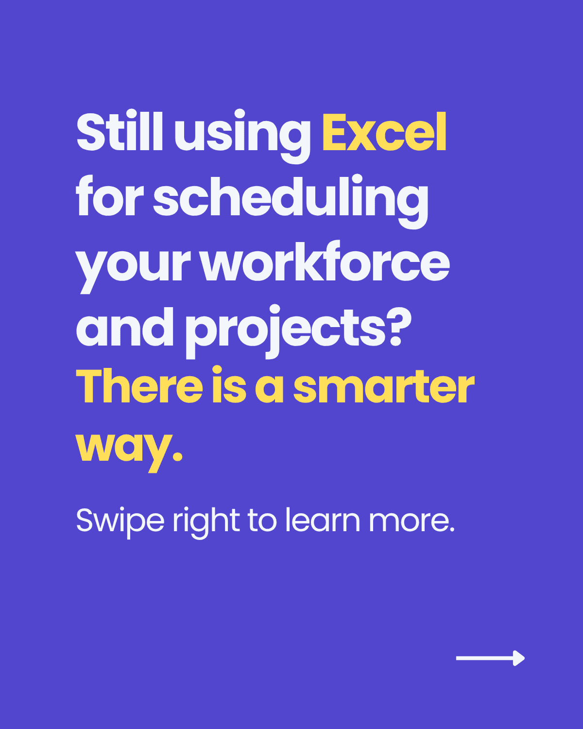 Dime.Scheduler vs Excel - slide 1