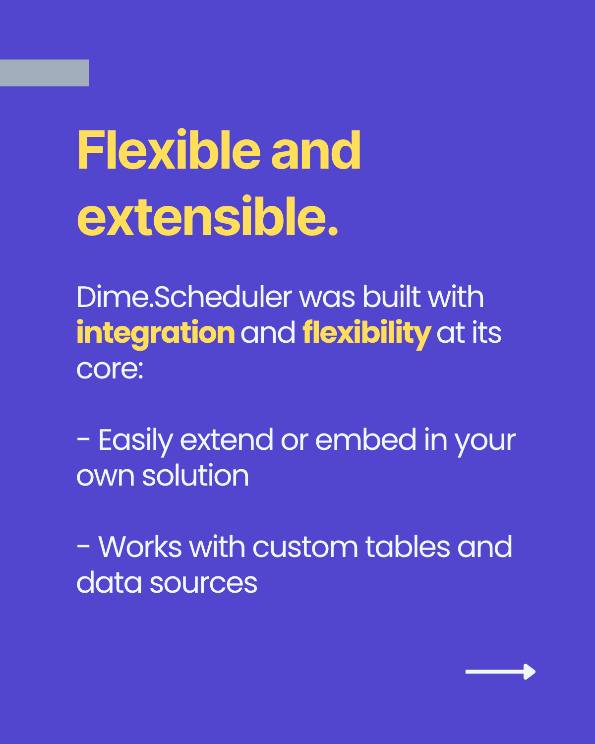Dime.Scheduler vs Excel - slide 7