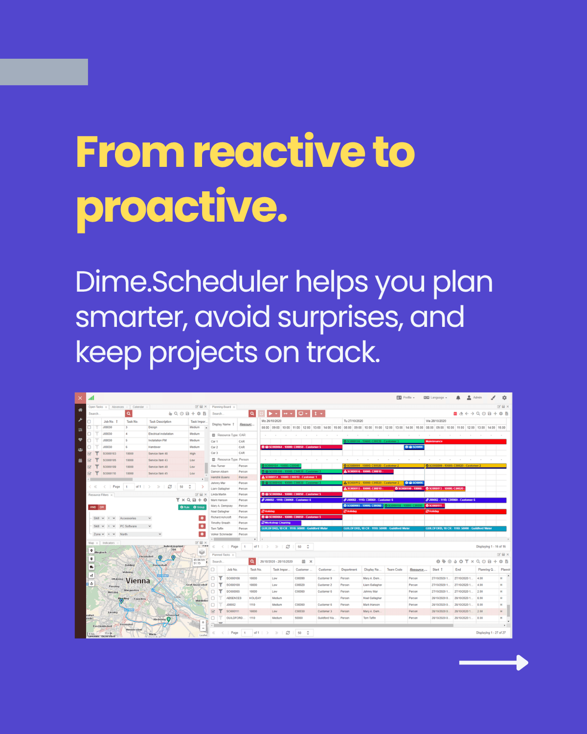 Dime.Scheduler vs Excel - slide 9