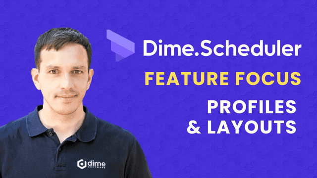 Features – Visual Scheduling for Business Central | Dime.Scheduler ...
